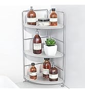 NLBTW 3 Tier Bathroom Organizer Countertop,Corner Bathroom Counter Shelf Vanity Organizer and Sto...