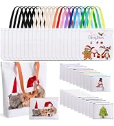 MAFYE 40 Pack Sublimation Blanks Canvas Tote Bag, Reusable Large Grocery Bags DIY Heat Transfer C...