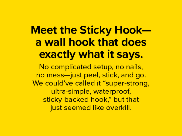 clear adhesive hooks for hanging