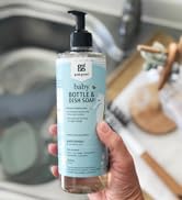 Grab Green Baby Bottle and Dish Soap, 16 Ounce (Pack of 3), Gentle Bamboo Scent, Plant and Minera...
