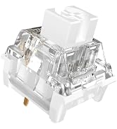 ZhouWang White Shark Mechanical Keyboard Switches, Dustproof and Waterproof, Crisp clicking Sound...
