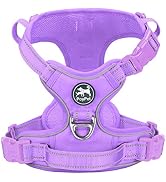 PoyPet No Pull Dog Harness, No Choke Reflective Dog Vest, Adjustable Pet Harnesses with Easy Cont...