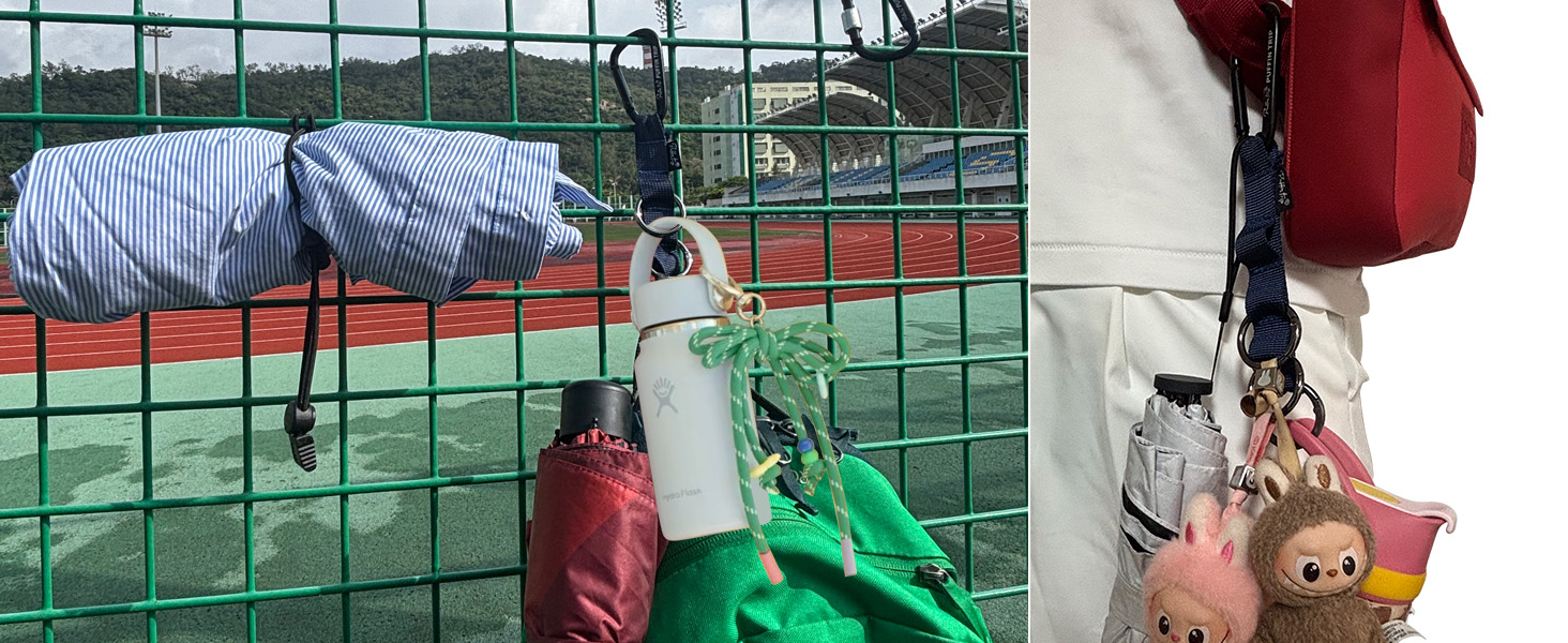 strap with carabiners