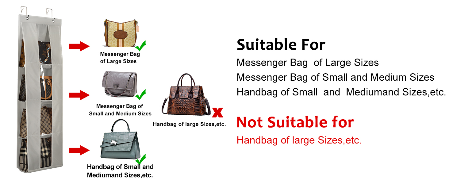 purse organizer for wall