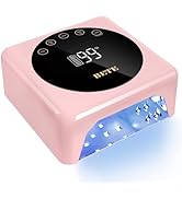 BETE Cordless LED Nail Lamp, 78W Rechargeable UV Nail Light, Intelligent Infrared Sensor and LCD ...