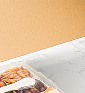 VIDONIO Divided Serving Tray with Lid & Handle - 9 Compartments Portable Snack Platter Organizer ...