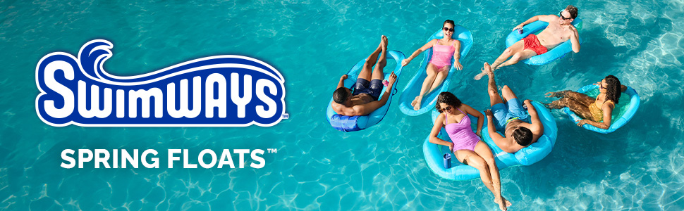 SwimWays Spring Float Premium Collection of Adult and Child Pool Floats