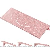 Kucle Ergonomic Computer Keyboard Stand - Adjustable Keyboard Riser Tilt Glitter Rose Gold Acryli...