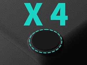 4 anti-slip rubber