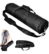 BLIRITEL 27.6 inch Tripod Carrying Case, Heavy Duty Padded Tripod Bag with Shoulder Strap for Lig...