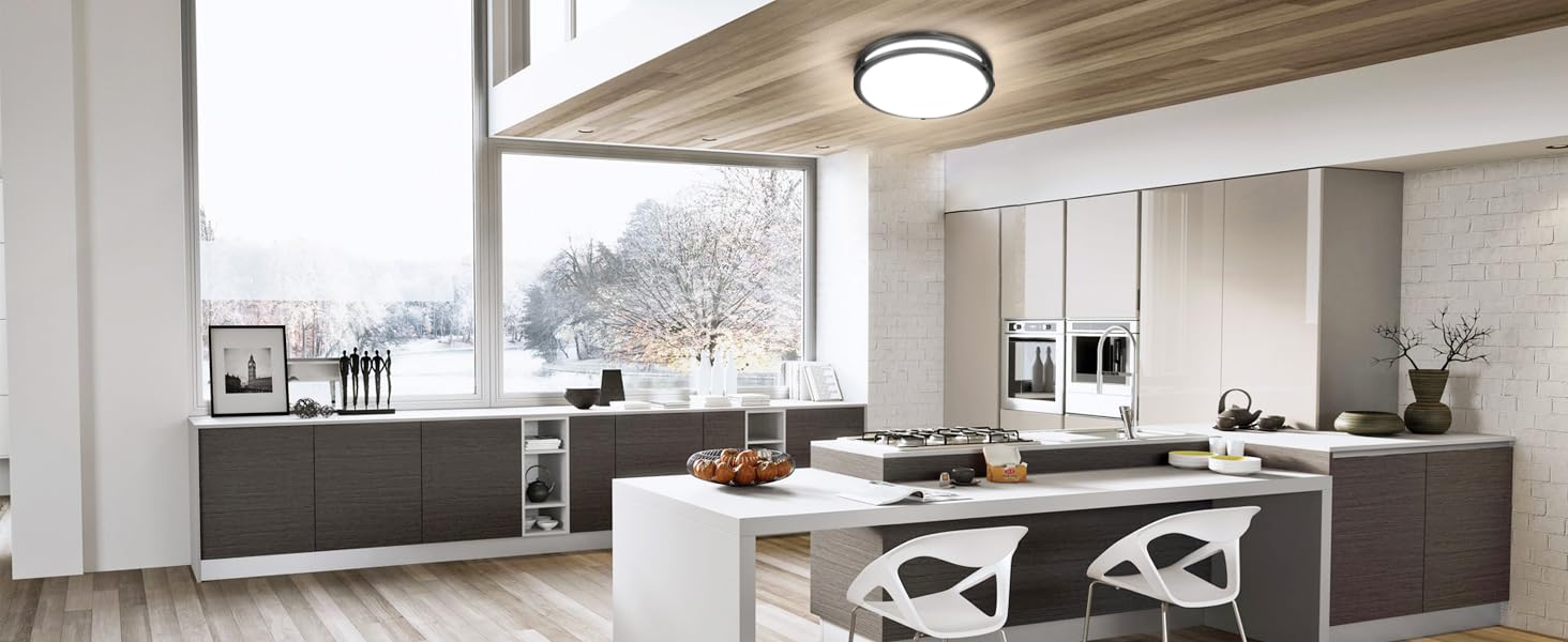 Flush Mount LED Ceiling Light Fixture
