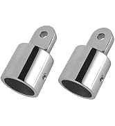 Acelane 2 PCS Bimini Top Cap External Eye End Boat Fittings Stainless Steel Marine Hardware, Fits...