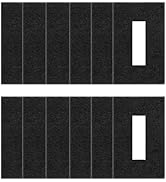 KEEPOW 12 Pack Trash Can Deodorizer Compost Bin Filter, Activated Charcoal Filter for Indoor Kitc...