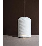Essential Oil Diffuser - 2.4MHz Ultrasonic Ceramic Diffuser with Pulse/Continuous Mist & Night Li...
