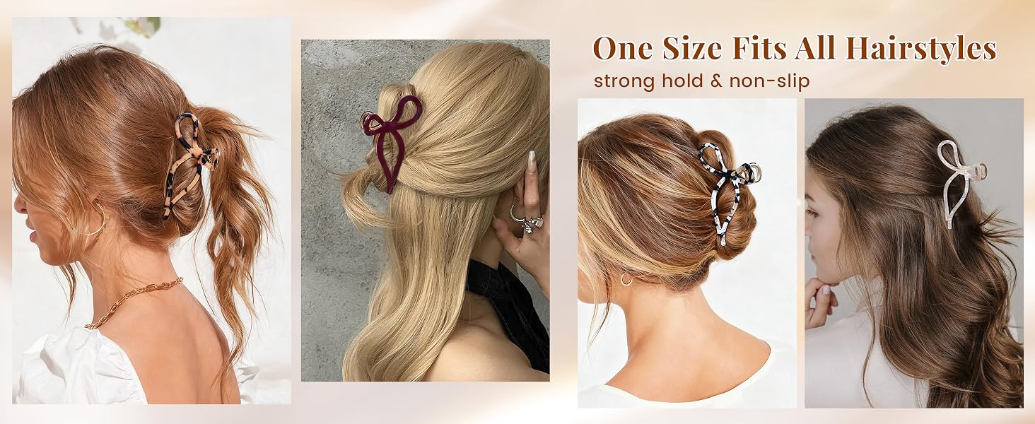 metal hair claw clips