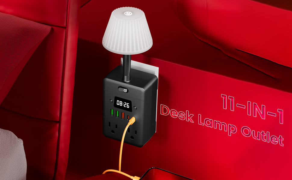 11-in-1 multi outlet wall plug