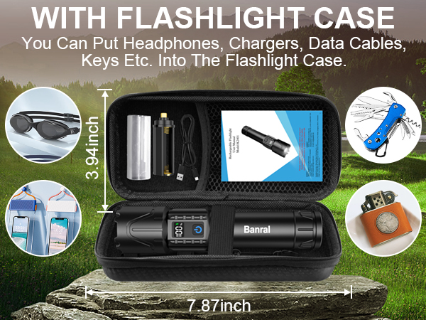 WITH FLASHLIGHT CASE