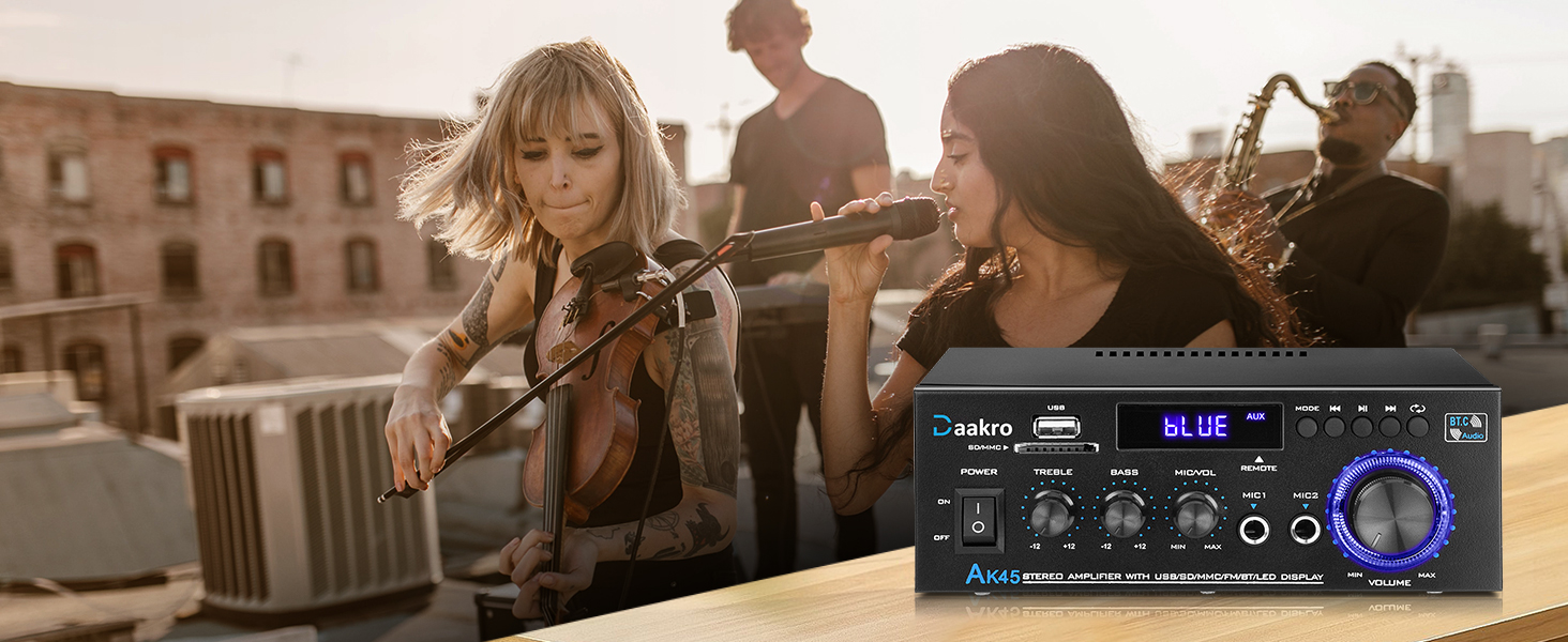 Stereo Audio Amplifier Receiver