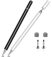Stylus Pen for iPad 2 Pack, LIBERRWAY 2 in 1 Disc Stylus Pens for Touch Screens, Capacitive Stylu...