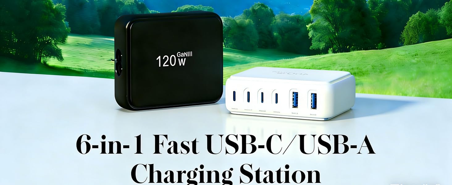 USB Charging Station for Multiple Devices