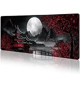 LIMKRIAN Japanese Mouse Pad Large Gaming Desk Mat, Extended Computer Mousepad with Stitched Edges...