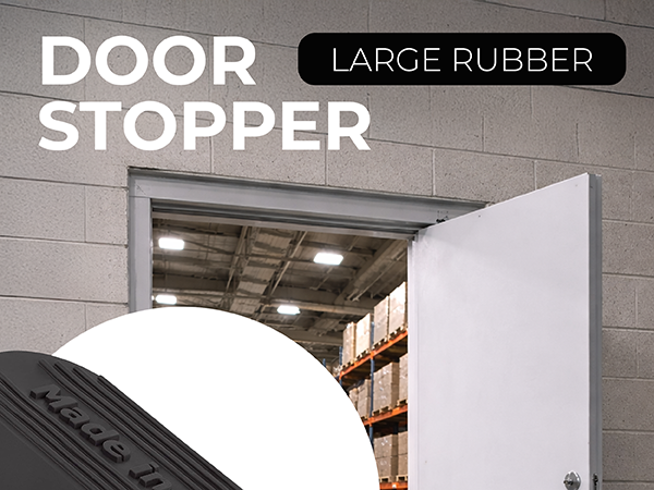 large rubber, door stopperh