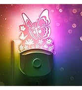 Night Light for Kids, Butterfly Night Light Plug into Wall, LOHAS LED Night Light Dusk to Dawn, R...