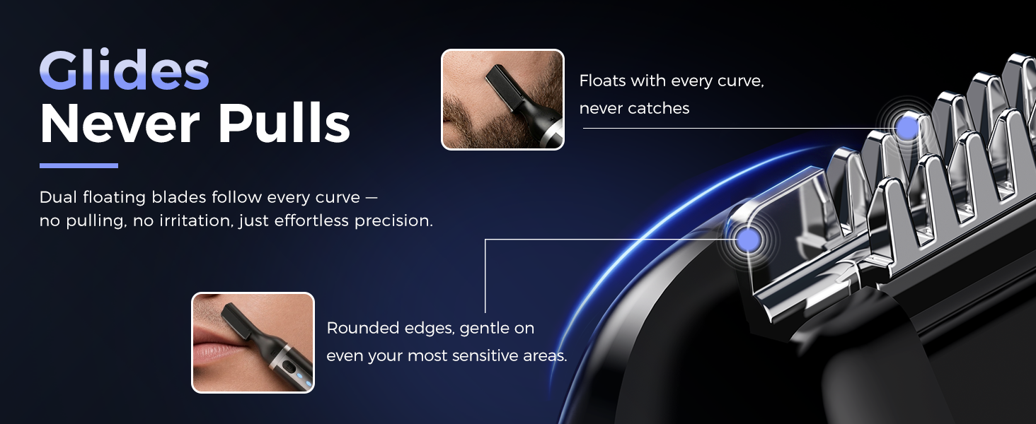 SAFE DUAL BLADE Blades designed with you in mind – precision dual rounded design