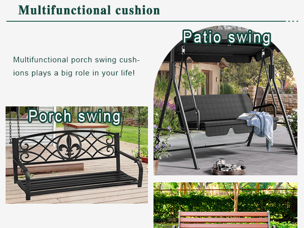 porch swing cushion 60 “ inch