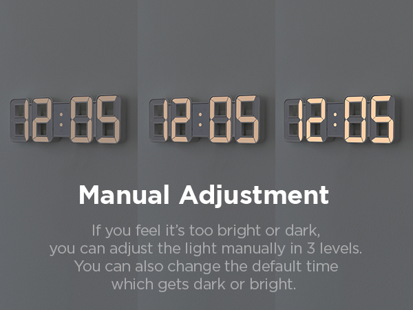 Manual Adjustment