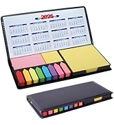 2000 Pieces Sticky Note Set, Self Sticky Page Markers with PU Box, Colored Index Notepad Writable...