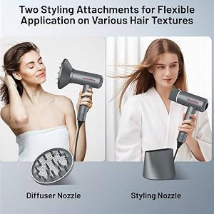 hair dryer with 600m n-ions