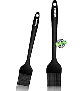 ANAEAT 2 Pack Silicone Basting Pastry Brushes - Heat Resistant Brush with Soft Bristles, Hygienic...