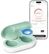 Momcozy Smart Baby Thermometer, Medical-Grade Accurate Wearable Thermometer with Instant Reads, A...