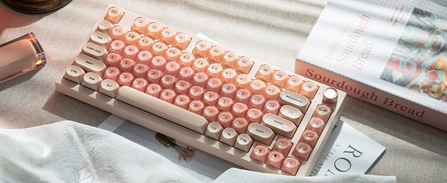 pink wireless keyboard