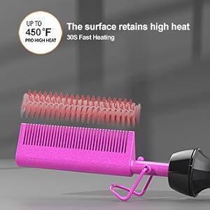 hot comb for wigs,electric hot comb for wigs,wig hot comb,heat comb hair straightener