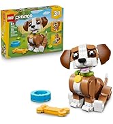 LEGO Creator 3 in 1 Cute Animals: Playful Puppy Dog Building Toy for Girls & Boys - Build a Prete...