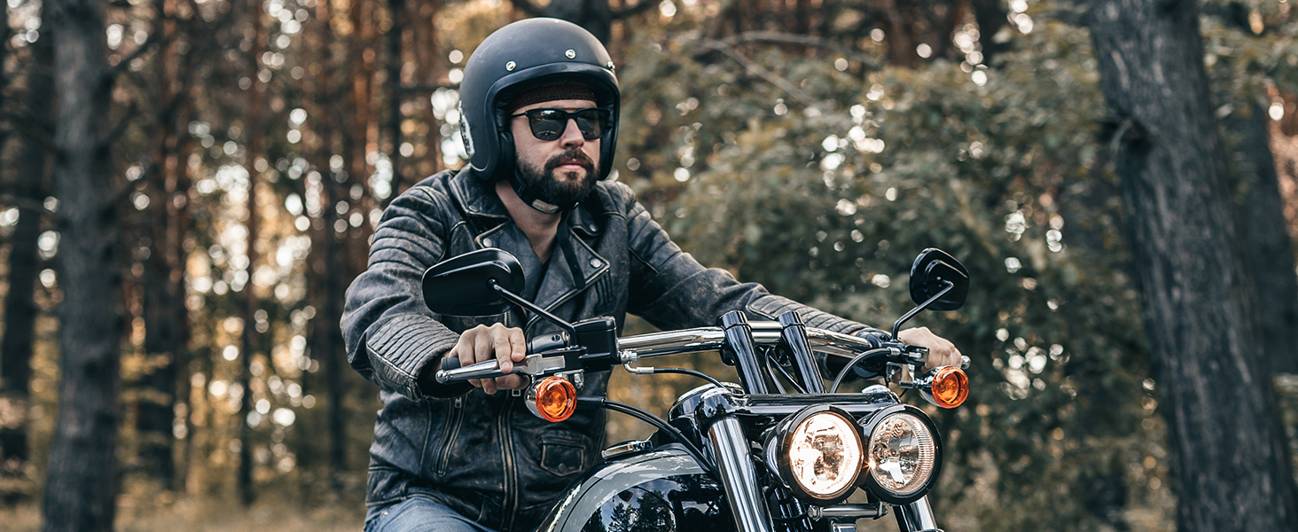 Motorcycle helmet liner - worn under the helmet, lightweight and not hot to the skin