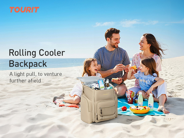 TOURIT Rolling Cooler Backpack
