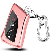 MILD EAST for Lexus Key Fob Cover, Soft TPU Car Key Cover Compatible With 2018-2025 ES250 ES350 G...