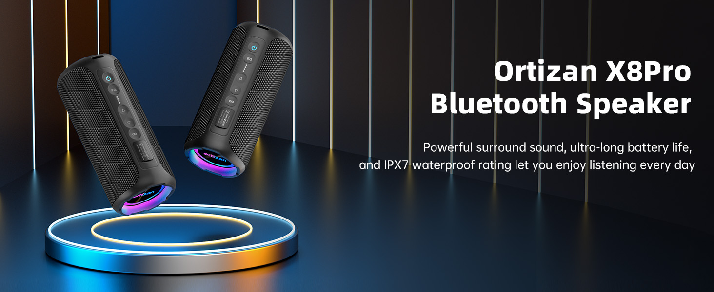 Ortizan X8Pro bluetooth speaker