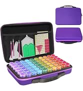 CAIOVSE Diamond Painting Storage Containers,60 Slots Diamond Painting Accessories Kits Diamond Ar...