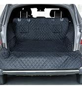 PETICON SUV Cargo Liner for Dogs, Waterproof Pet Cargo Cover Dog Seat Mat for SUVs Sedans Vans wi...