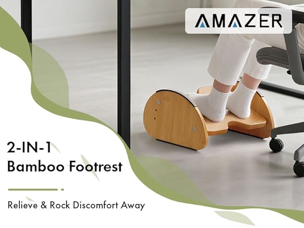 ergonomic foot rest for under desk at work