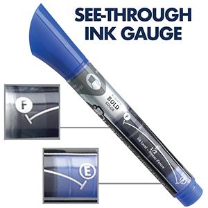 See-through ink gauge