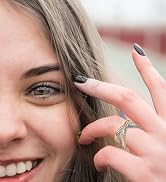 UNY JEWEL Women Jewelry, Twisted Cable Ring, Two Tone, David Yurman, Designer Inspired, X Cross Over