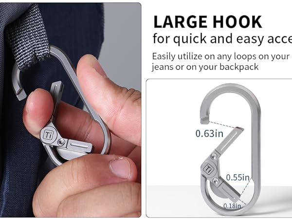 Titanium Keychain