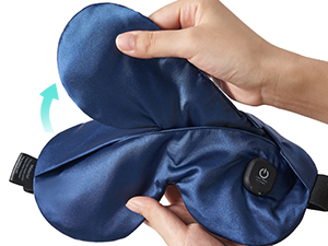 Cordless Heated Eye Mask, Long-Lasting Warm Eye Compress Mask for Dry Eyes Stye Relax Eye Strain