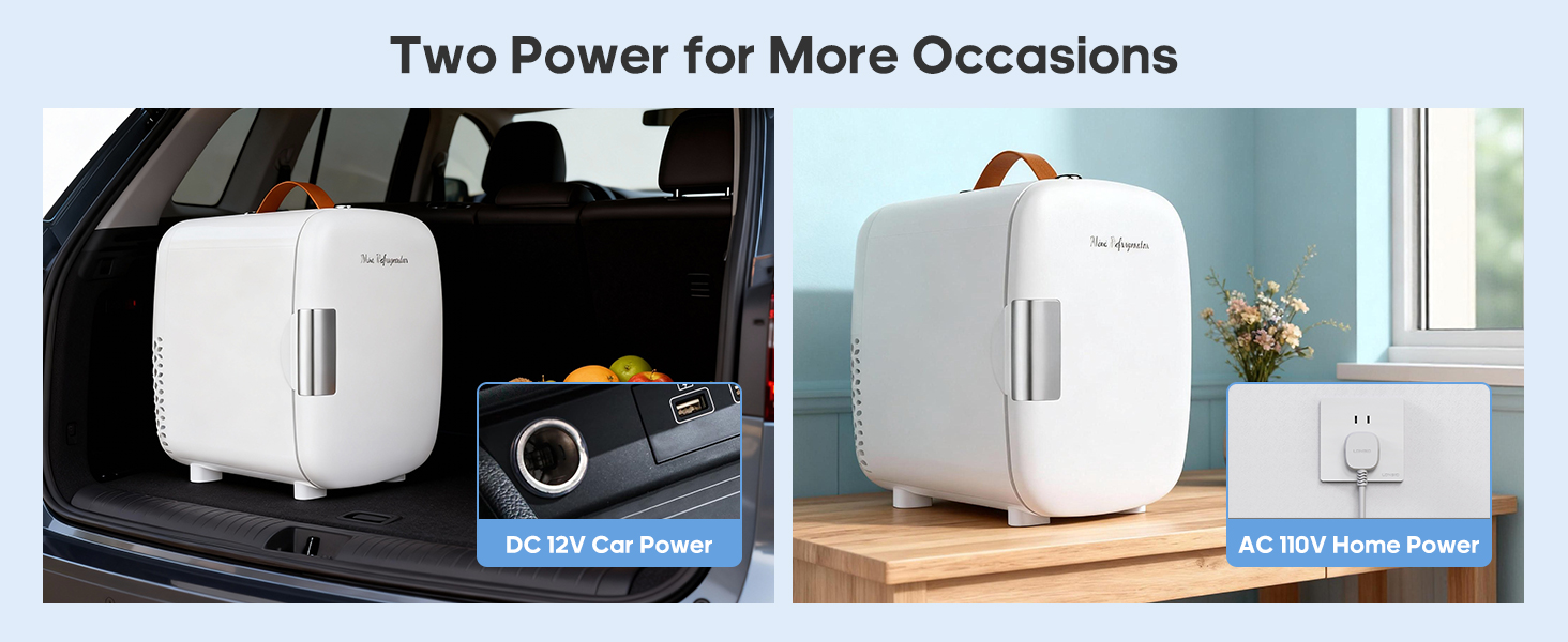 DUMOS Mini Fridge For Bedroom