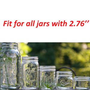 mason jar solar light lids